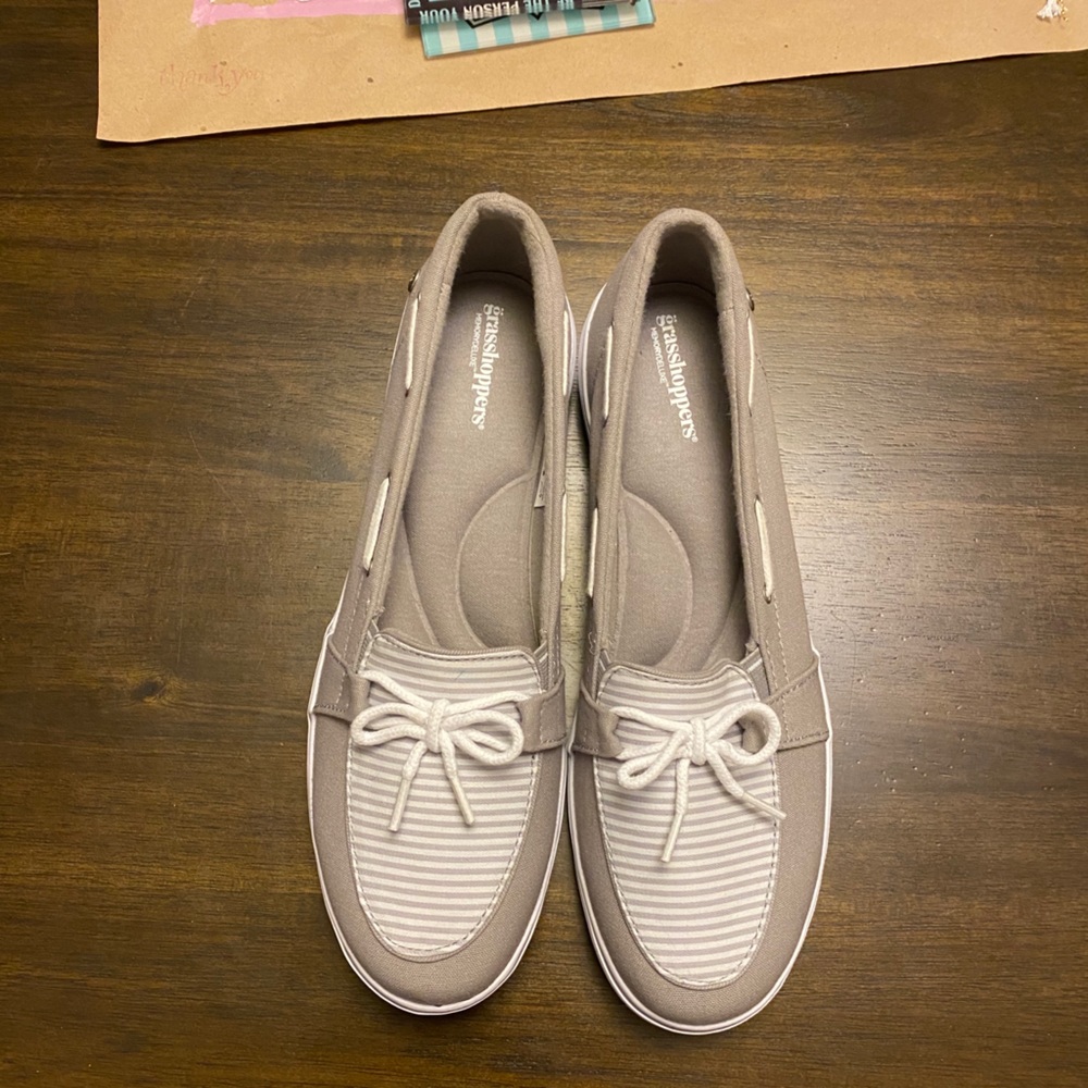 Boat Shoes 8.5 - Grasshoppers Memory Deluxe - Keds